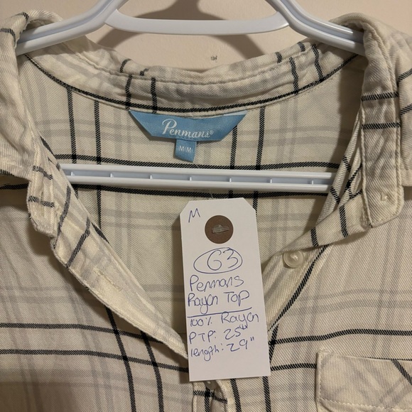 💙63 Penmans Rayon Top - Picture 3 of 4